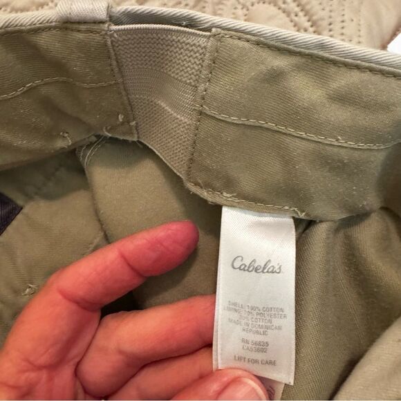 Men's Cuffed 100% Cotton Tan Pants - Picture 9 of 12